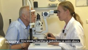 Reportáž o operaci šedého zákalu na Praha TV